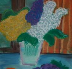 "Martwa natura", pastel suchy