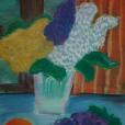 "Martwa natura", pastel suchy