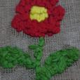 "Kwiat", haft dowolny