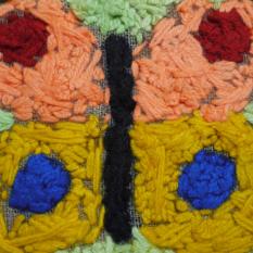 "Motyl", haft dowolny