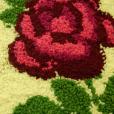 "Róża", haft pętelkowy
