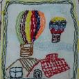 "Balony", haft fastrygą
