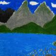 "Morskie Oko", pastela olejna