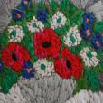 "Bukiet polnych kwiat&oacute;w", haft mieszany