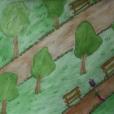 "Park", akwarela