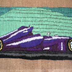 "Wyścig&oacute;wka", haft segmentowy