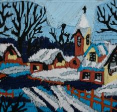 "Zima" haft segmentowy