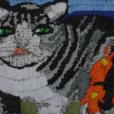"Kot", haft mieszany