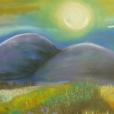 "Moje g&oacute;ry", pastel suchy