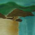 "Plaża", pastel suchy