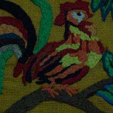 "Kogut", haft sumakowy