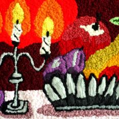 "Martwa natura", haft dywanowy