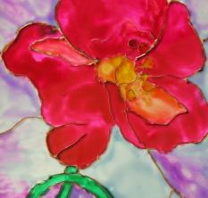 "Kwiat", farba witrażowa